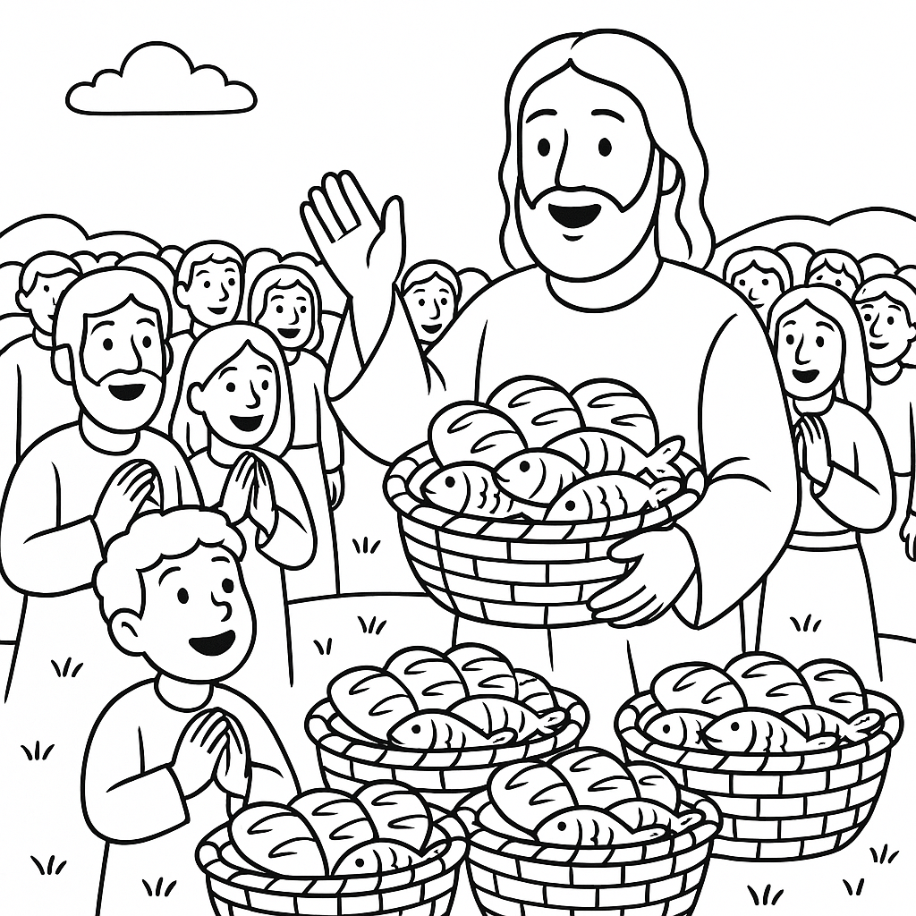 O Milagre da Multiplicação dos Pães e Peixes O milagre da multiplicação dos pães e peixes